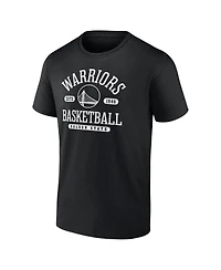 Fanatics Mto Label Men's Black Golden State Warriors Danger Zone T-Shirt