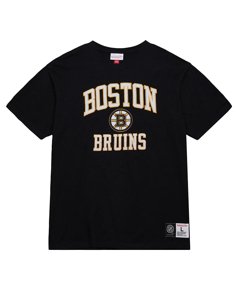 Mitchell & Ness Men's Black Boston Bruins Legendary Slub T-Shirt