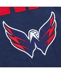 Mitchell & Ness Men's Navy/Red Washington Capitals Legendary Slub Raglan Long Sleeve T-Shirt