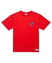 Mitchell & Ness Men's Red Georgia Bulldogs Big Tall Fade Away Premium T-Shirt