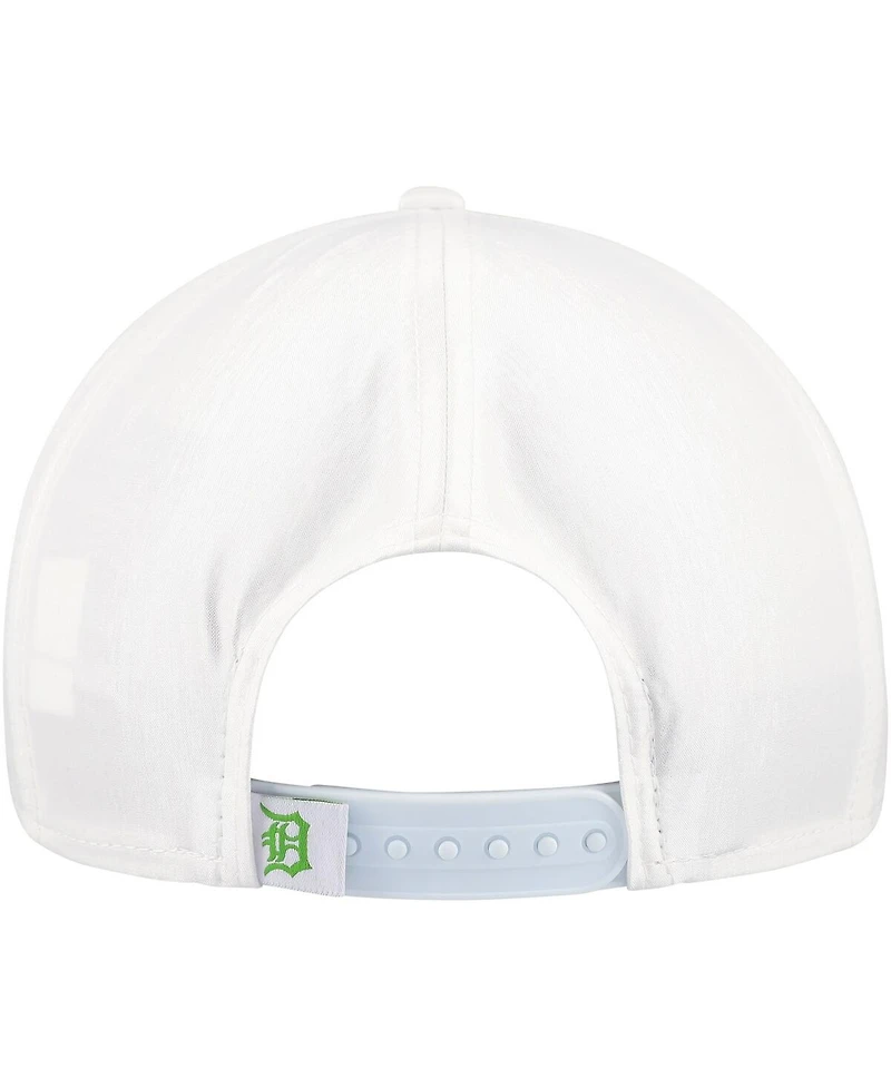 New Era Men's White Detroit Tigers Spring Spectrum Golfer Snapback Hat
