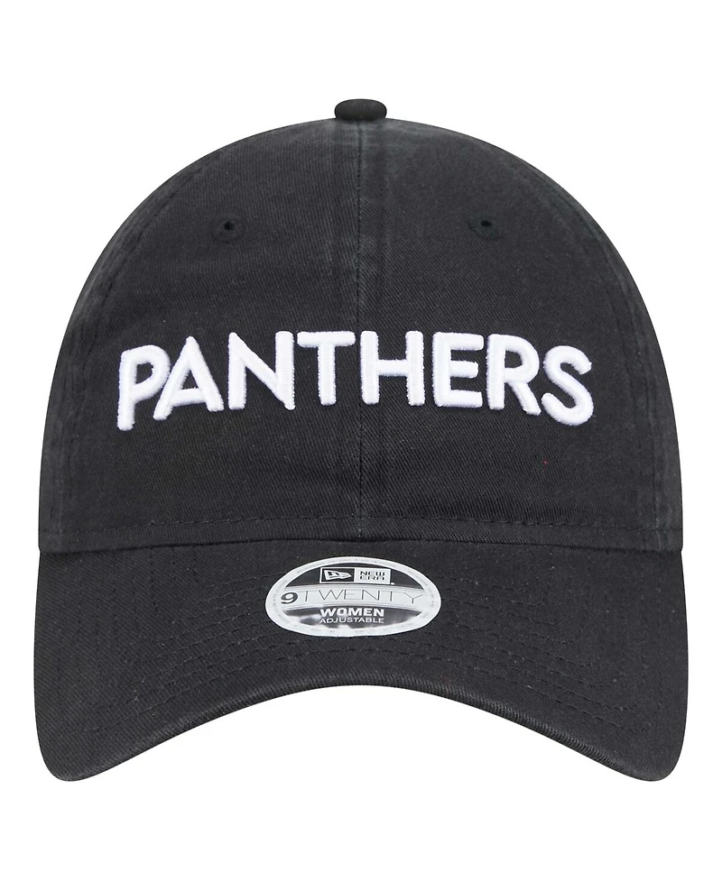 New Era Women's Black Carolina Panthers Cece 9TWENTY Adjustable Hat