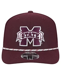 New Era Men's Maroon Mississippi State Bulldogs Game Day Multi-Rope 9SEVENTY Stretch-Snap Hat