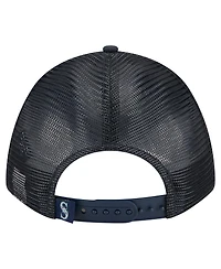 New Era Men's Navy Seattle Mariners Minimalist 9FORTY A-Frame Adjustable Hat