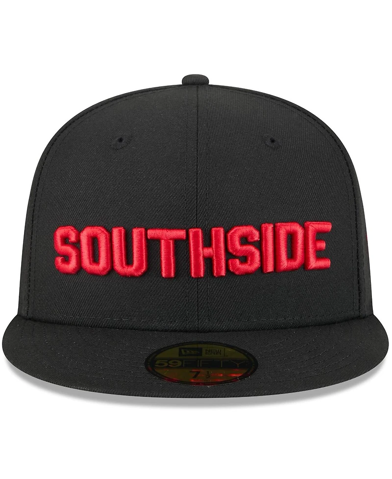 New Era Men's Black Chicago White Sox 2025 City Connect Fan Pack 59FIFTY Fitted Hat