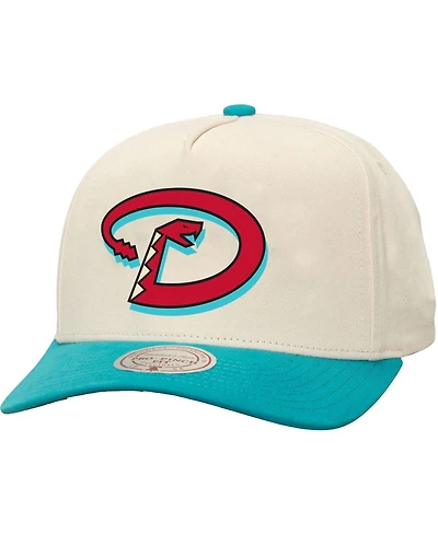 Mitchell & Ness Men's and Women's Cream Arizona Diamondbacks Basic Pro Adjustable Hat
