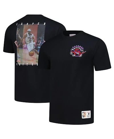 Mitchell & Ness Men's Vince Carter Black Toronto Raptors Hardwood Classics Nba Legends T-Shirt