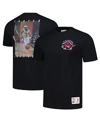 Mitchell & Ness Men's Vince Carter Black Toronto Raptors Hardwood Classics Nba Legends T-Shirt