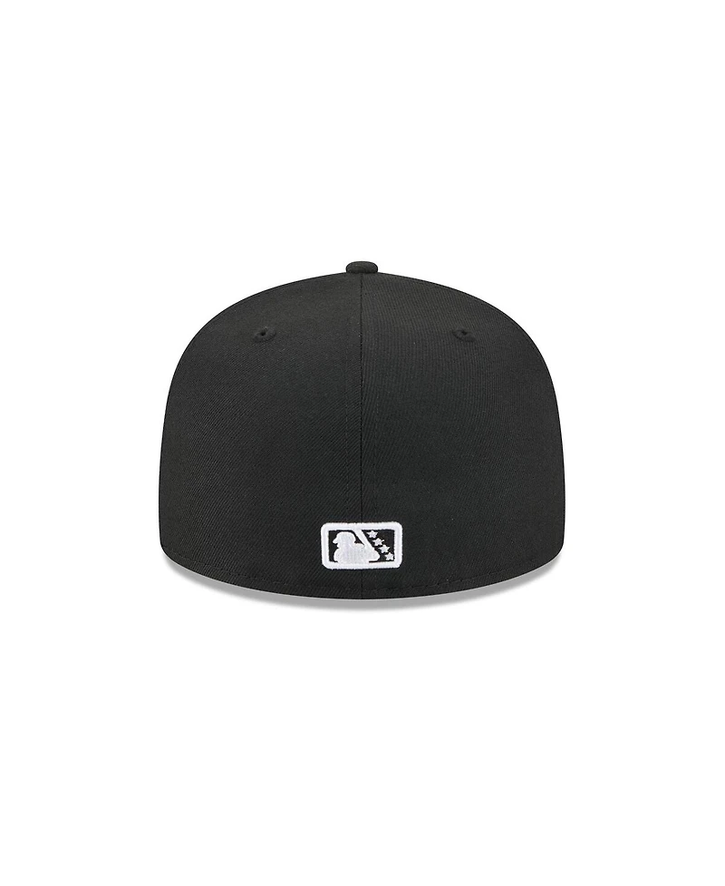 New Era Men's Black New Hampshire Fisher Cats Theme Nights 59FIFTY Fitted Hat