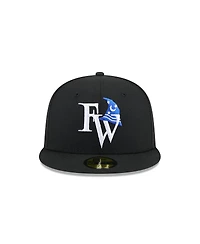 New Era Men's Black Fort Wayne TinCaps Theme Nights 59FIFTY Fitted Hat