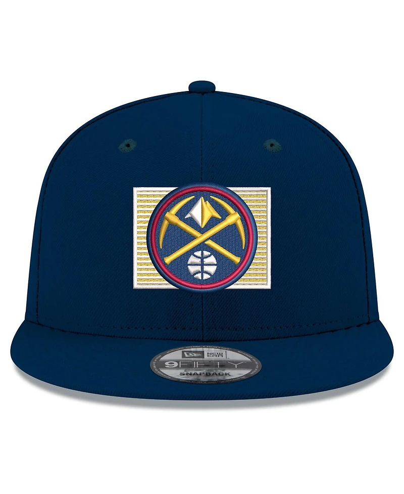 New Era Men's Navy Denver Nuggets State Pride 9FIFTY Snapback Hat