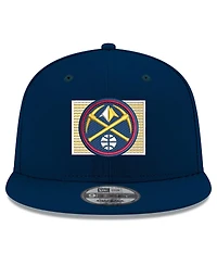 New Era Men's Navy Denver Nuggets State Pride 9FIFTY Snapback Hat