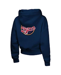 Outerstuff Big Girls Navy Indiana Fever Top Closer Fashion Pullover Hoodie