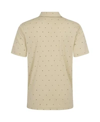 LevelWear Men's Cream Atlanta Braves Vision Polo Shirt