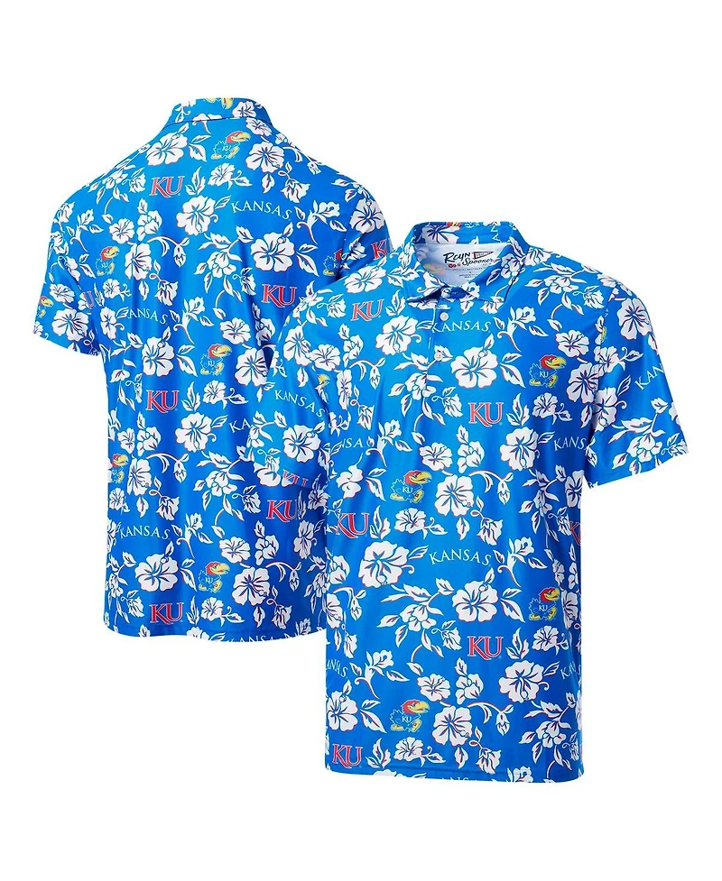 Reyn Spooner Men's Royal Kansas Jayhawks Performance Polo Shirt