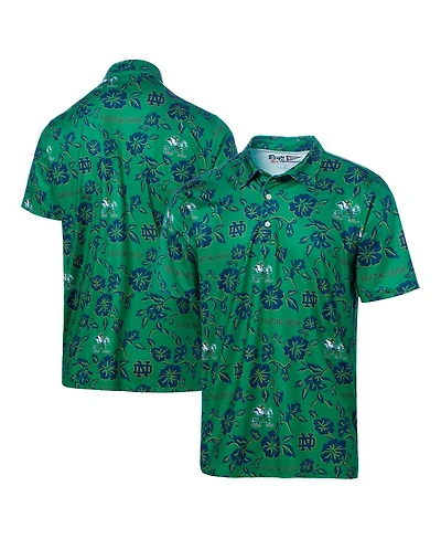 Reyn Spooner Men's Green Notre Dame Fighting Irish Performance Polo Shirt