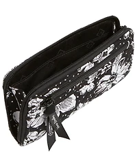 Vera Bradley Iowa Hawkeyes Rain Garden Front-Zip Wristlet