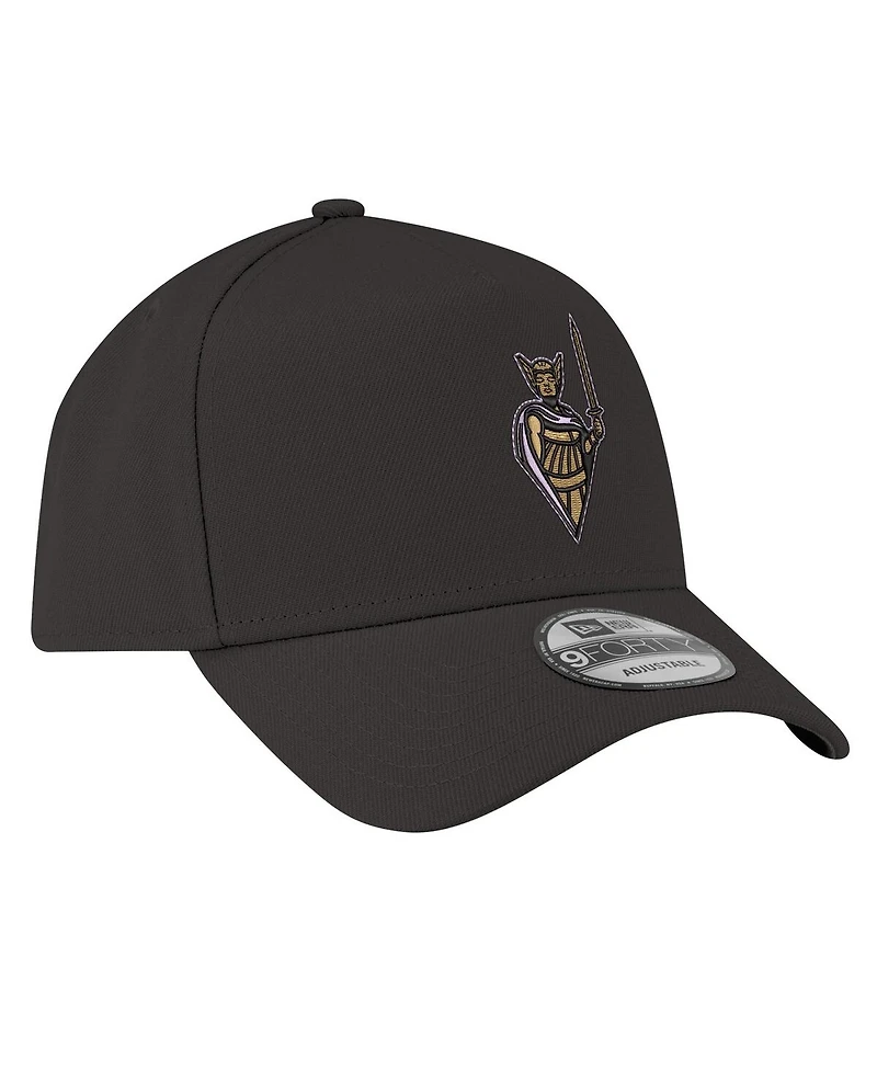 New Era Men's Eclipse Black Golden State Valkyries Core Logo A-Frame 9FORTY Adjustable Hat