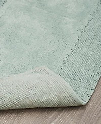 Laura Ashley Cotton Ruffled Bath Rug, 27" x 45"