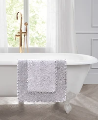 Laura Ashley Cotton Ruffled Bath Rug, 27" x 45"
