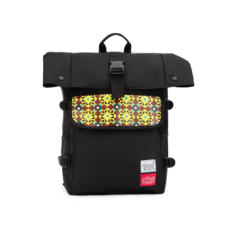Manhattan Portage Visit Sicily Roll Top Buckle Backpack