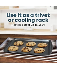 17.5 Inches Multipurpose Roll Up Sink Drying Rack & Trivet