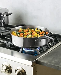 Farberware Brilliance 6-Qt. Stainless Steel Saute Pan & Lid