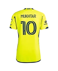 Adidas Men's Hany Mukhtar Yellow Nashville Sc 2024 the 615 Kit Authentic Player Jersey