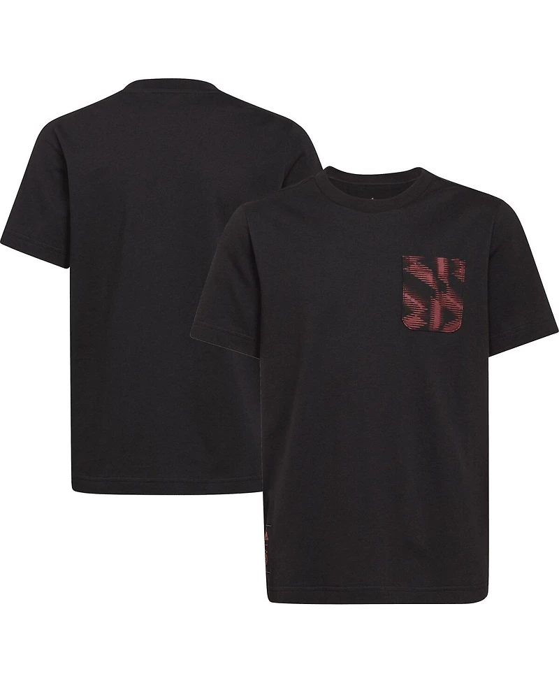 Adidas Big Boys and Girls Black Germany National Team Dna T-Shirt