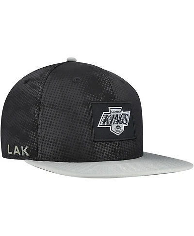 Fanatics Men's Black Los Angeles Kings Authentic Pro Rink Snapback Hat