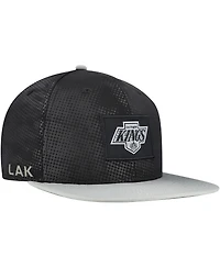 Fanatics Men's Black Los Angeles Kings Authentic Pro Rink Snapback Hat