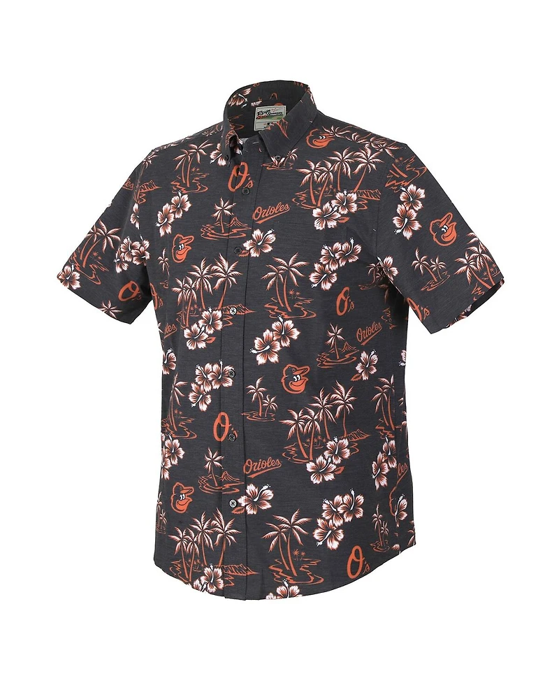 Reyn Spooner Men's Black Baltimore Orioles Kekai Performance Button-Up Shirt