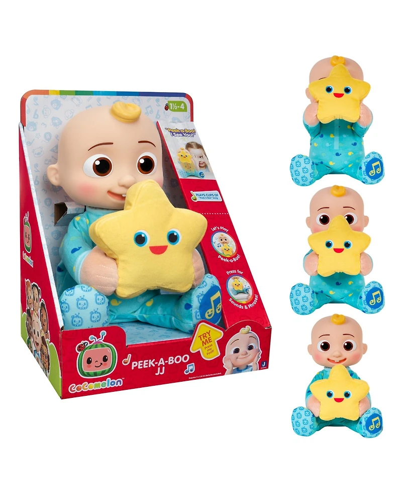 Cocomelon Peek-a-Boo Jj Plush Toy