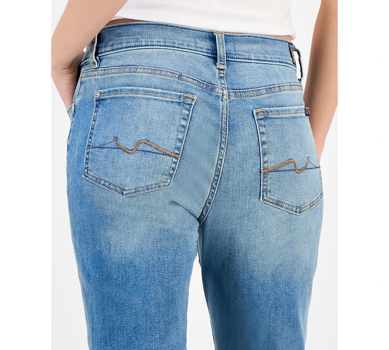 7 For All Mankind Women's Josefina Cropped Straight-Leg Jeans