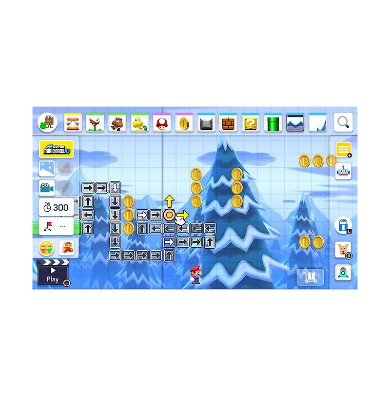 Nintendo Switch Oled Console Splatoon 3 Special Edition with Mario Maker 2