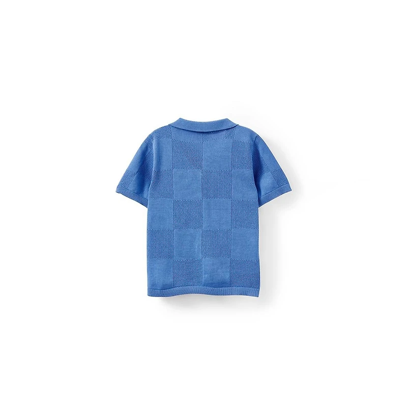 Cotton On Boys Knitted Short Sleeve Shirt