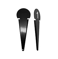 Durable Discus & Shot Put Markers (Set of 10) Essential Track and Field Equipment, Spiked Tips for Secure Placement, High Visibility, Robust Metal Con