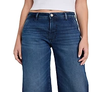 Guess Women's Zoya Mid-Rise Wide-Leg Jeans