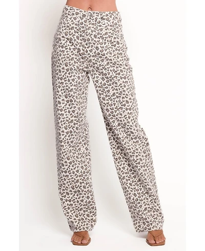 Petal and Pup Women's Leila Printed Wide Leg Jean