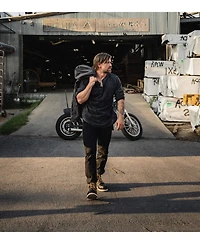 Thorogood Men's Heavyweight Vintage Wash Long Sleeve Henley