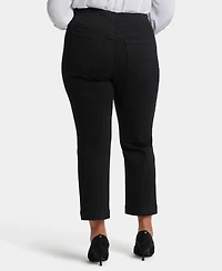 Nydj Plus Bailey Relaxed Ankle Pull On Jeans