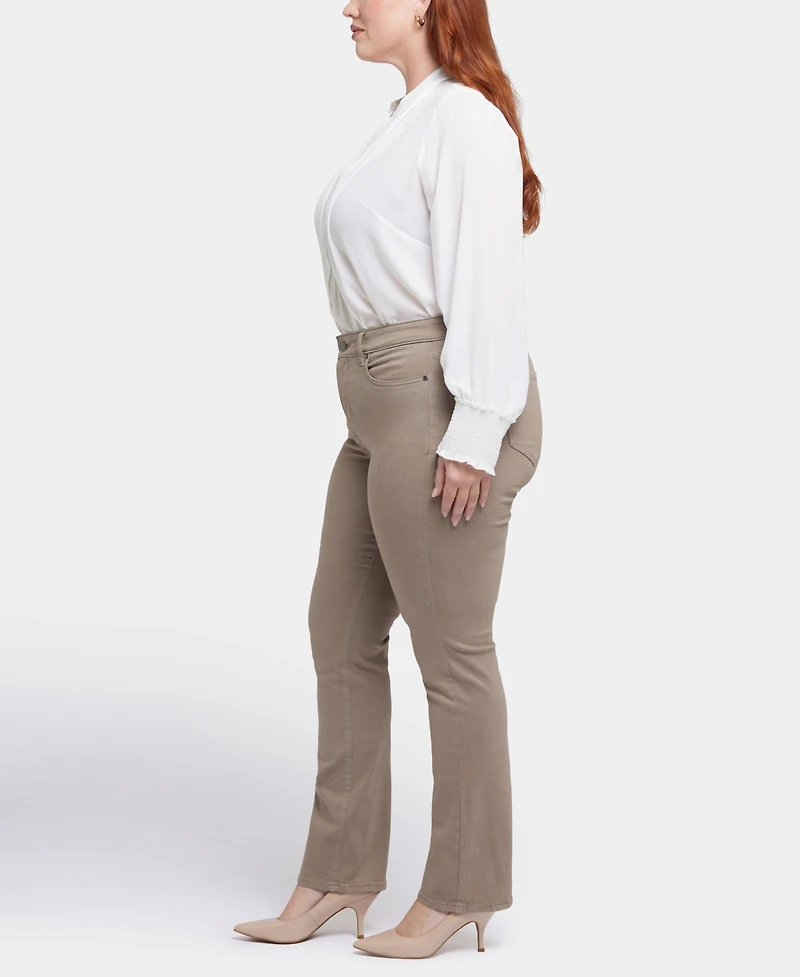Nydj Plus Marilyn Straight Pull On Jeans