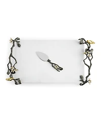 Michael Aram Lovebirds Cheese Board with Knife