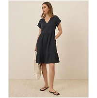 Pact Women's Organic Cotton Coastal Double Gauze Breezy Dress