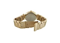 Peugeot Women 38mm Gold Plated Bracelet Watch With Crystal Bezel