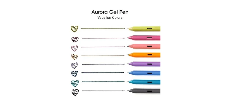 Writech Vintage Ink Pens 8CT