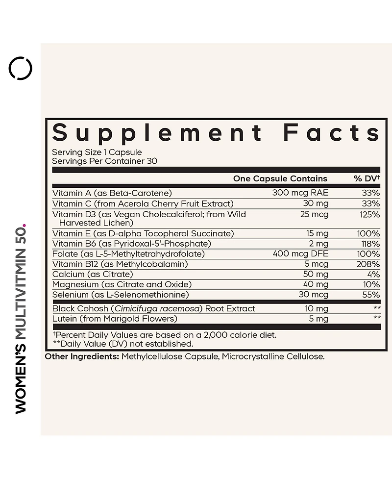 Codeage Women's Multivitamin 50