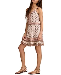 Lucky Brand Women's Border Print Mini Dress
