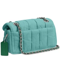 Coach Quilted Tabby Small Denim Shoulder Bag 20