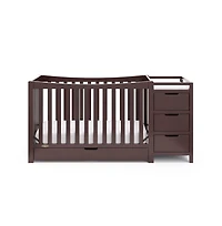 Graco Remi All-in-One Convertible Crib with Drawer and Changer (Espresso)